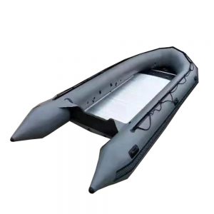 Big inflatable boat with aluminum floor