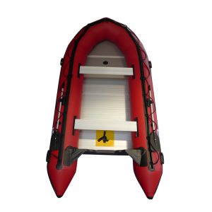Inflatable boat with aluminum floor